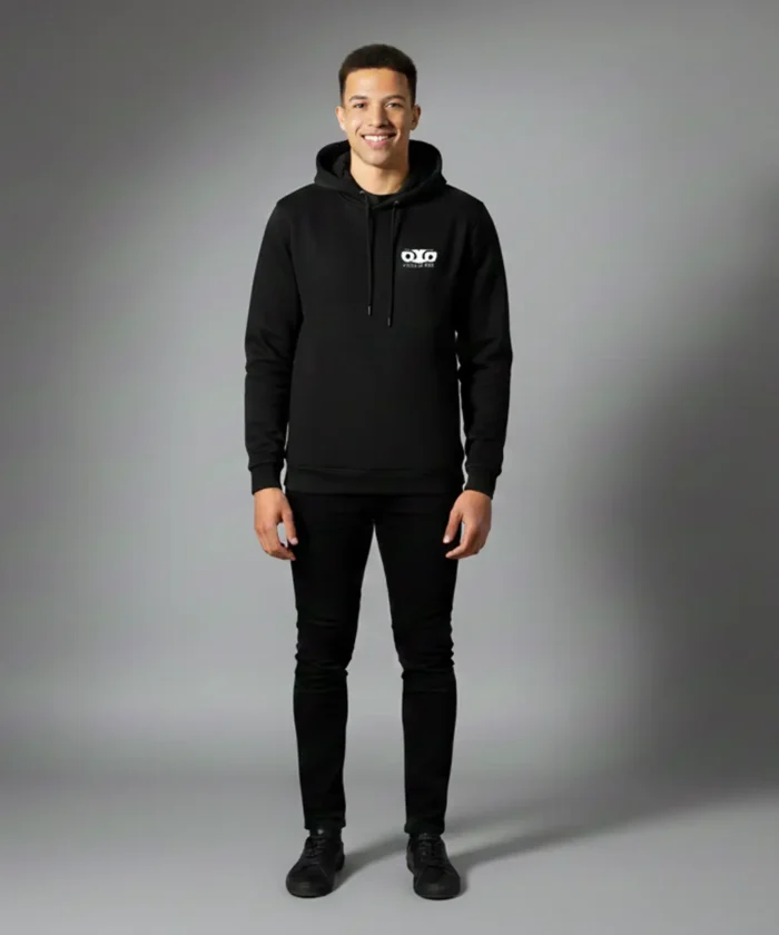 Men’s Premium Hoodie Sweatshirt with Side Pockets | Regular Fit | Black Casual Wear