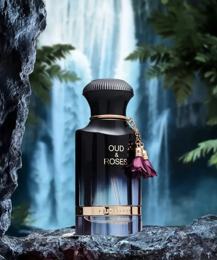 Oud & Roses Extrait De Parfum for Men & Women – Luxury Long Lasting Floral Oud Perfume 60ml